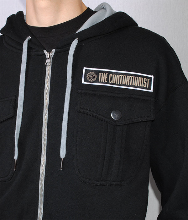The Contortionist Mother Sun M65 Military Style Zip Hooded Sweatshirt