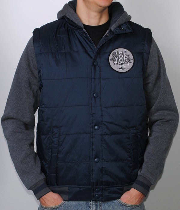 The Contortionist TC Hooded Fleece Jacket (Navy)
