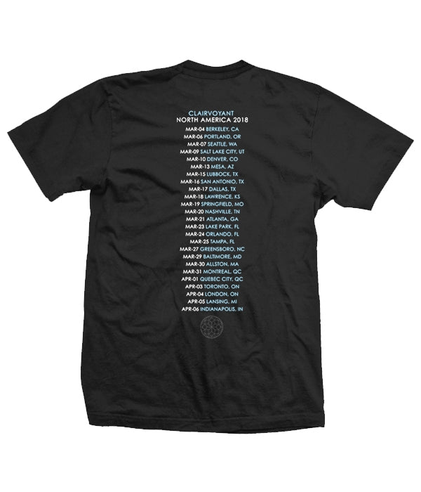 The Contortionist Clairvoyant 2018 Tour Shirt