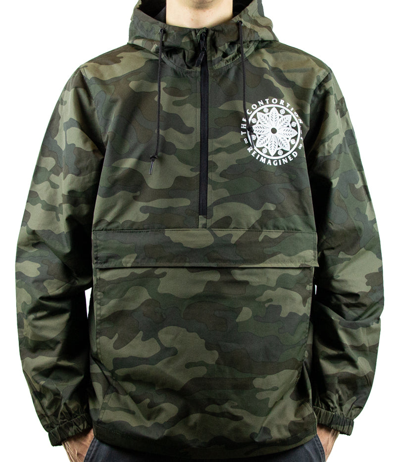 The Contortionist Reimagined Camo Hooded Windbreaker Jacket