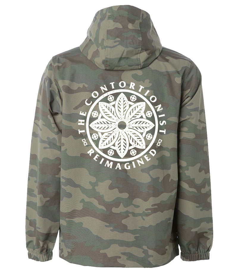 The Contortionist Reimagined Camo Hooded Windbreaker Jacket