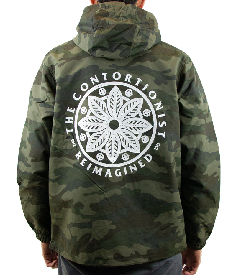 The Contortionist Reimagined Camo Hooded Windbreaker Jacket