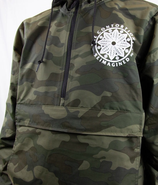 The Contortionist Reimagined Camo Hooded Windbreaker Jacket