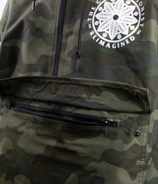 The Contortionist Reimagined Camo Hooded Windbreaker Jacket