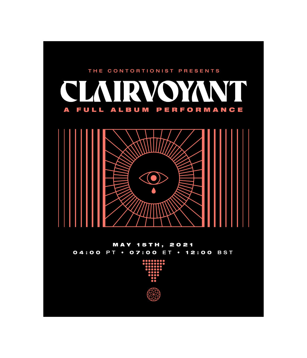 The Contortionist Clairvoyant A Full Album Performance Poster