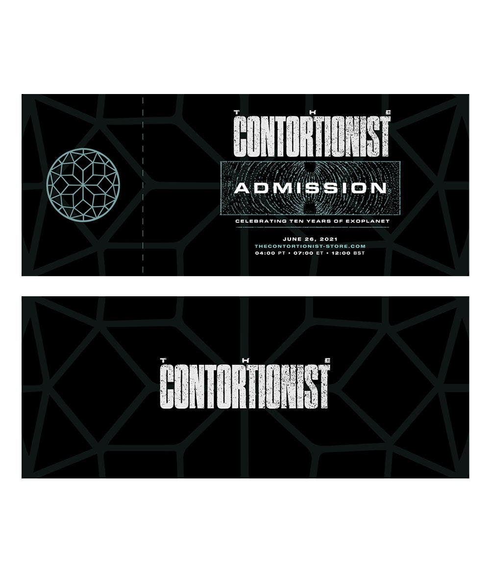 The Contortionist: Celebrating 10 Years of Exoplanet Commemorative Hard Ticket