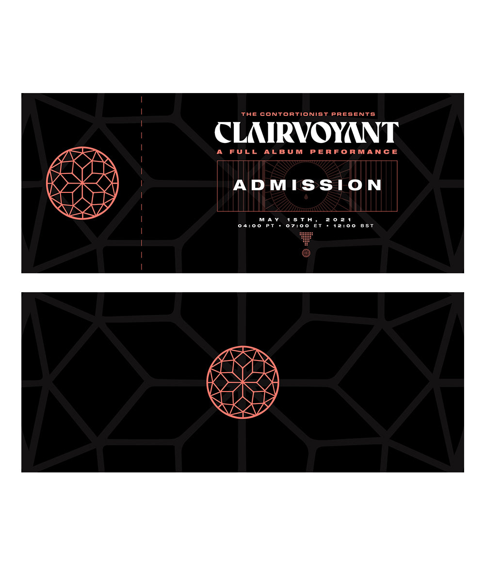 The Contortionist Clairvoyant A Full Album Performance Commemorative Hard Ticket