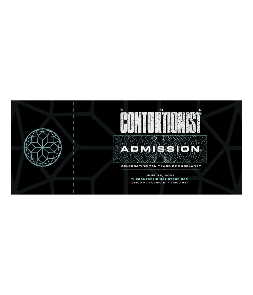 The Contortionist: Celebrating 10 Years of Exoplanet Commemorative Hard Ticket