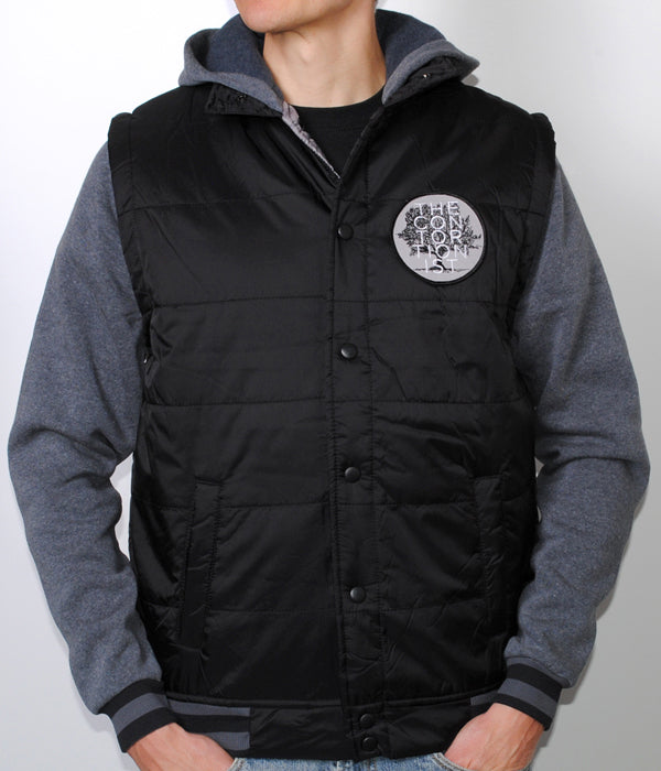 The Contortionist TC Hooded Fleece Jacket (Black)