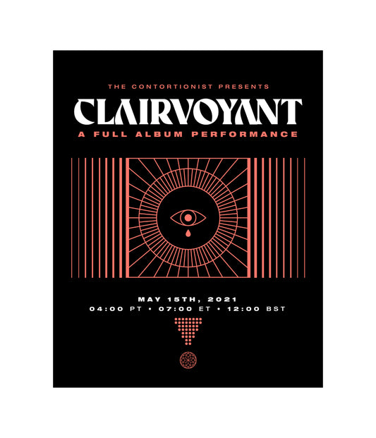 The Contortionist Clairvoyant A Full Album Performance Poster