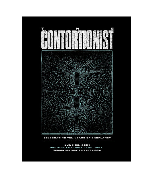 The Contortionist: Celebrating 10 Years of Exoplanet Poster