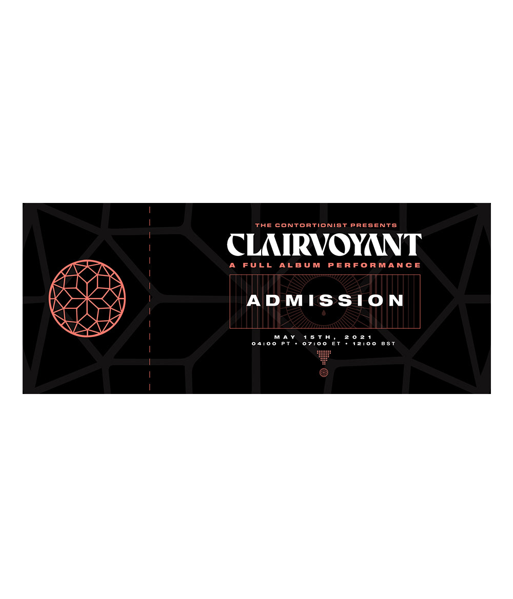 The Contortionist Clairvoyant A Full Album Performance Commemorative Hard Ticket