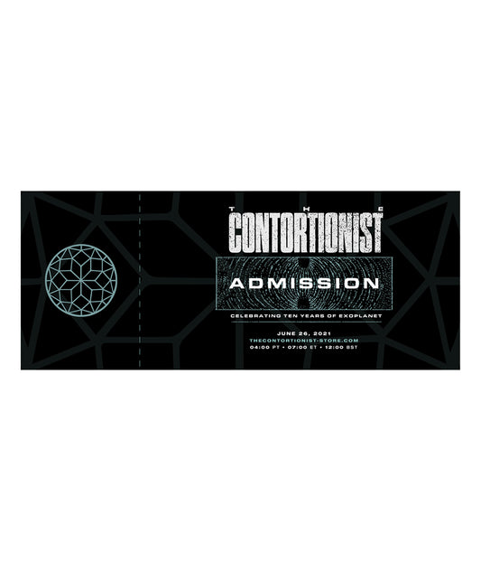 The Contortionist: Celebrating 10 Years of Exoplanet Commemorative Hard Ticket